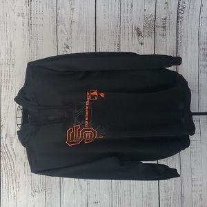 Authentic Majestic MLB SF Giants 1/4 zip hoodie 3X big and tall